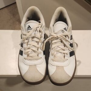 Adidas White and Black Classic Sneakers